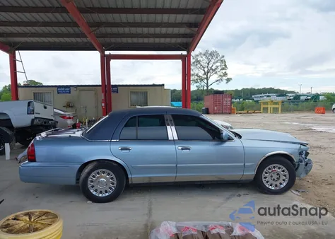 2004 Mercury Grand Marquis Gs from USA, damaged, VIN 2MEFM74WX4X611598